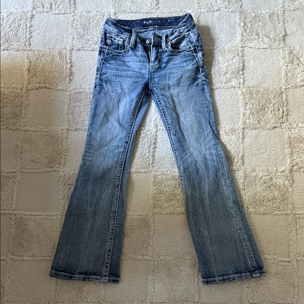 Miss Me Kids Blue Flare Jeans